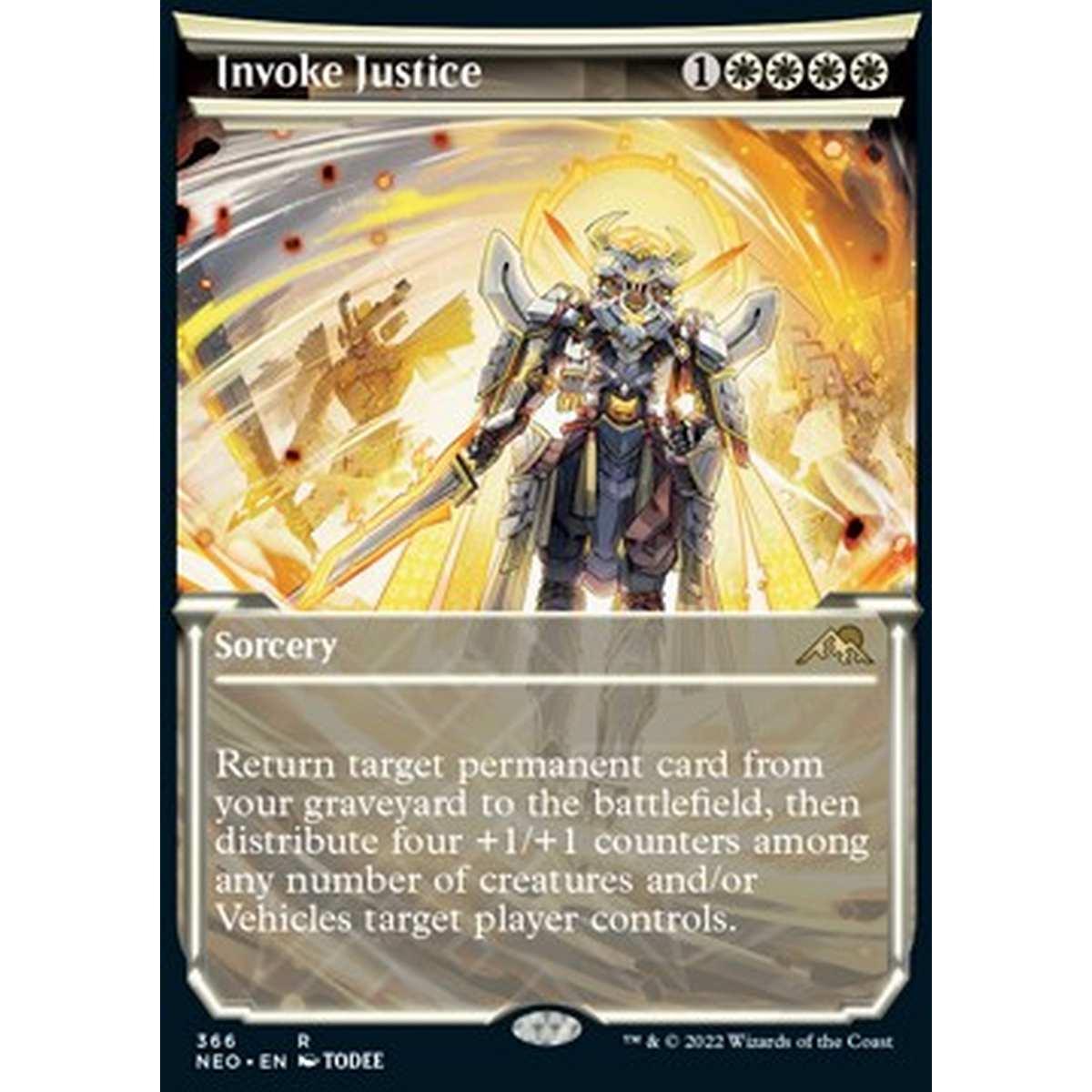 Invoke Justice (V.1) - Invoke Justice (V.1) - [XNEO] [NM] [Foil]
