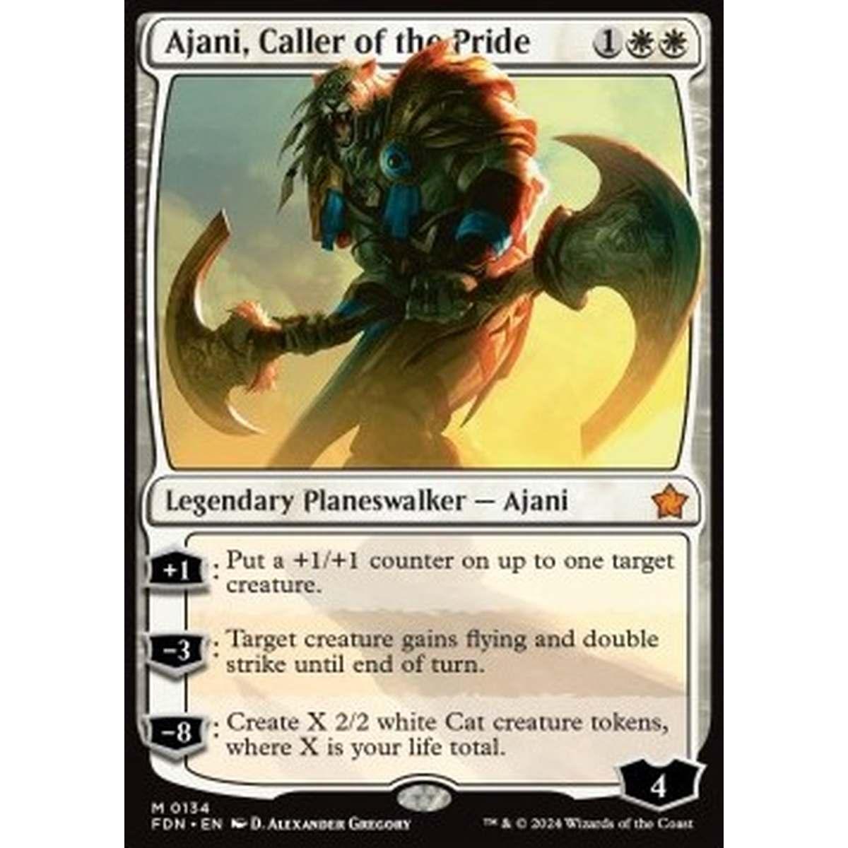 Ajani, Caller of the Pride - Ajani, Caller of the Pride - [FDN] [NM]
