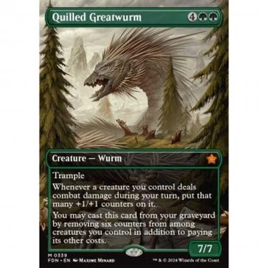 Quilled Greatwurm (V.1) - Quilled Greatwurm (V.1) - [XFDN] [NM]