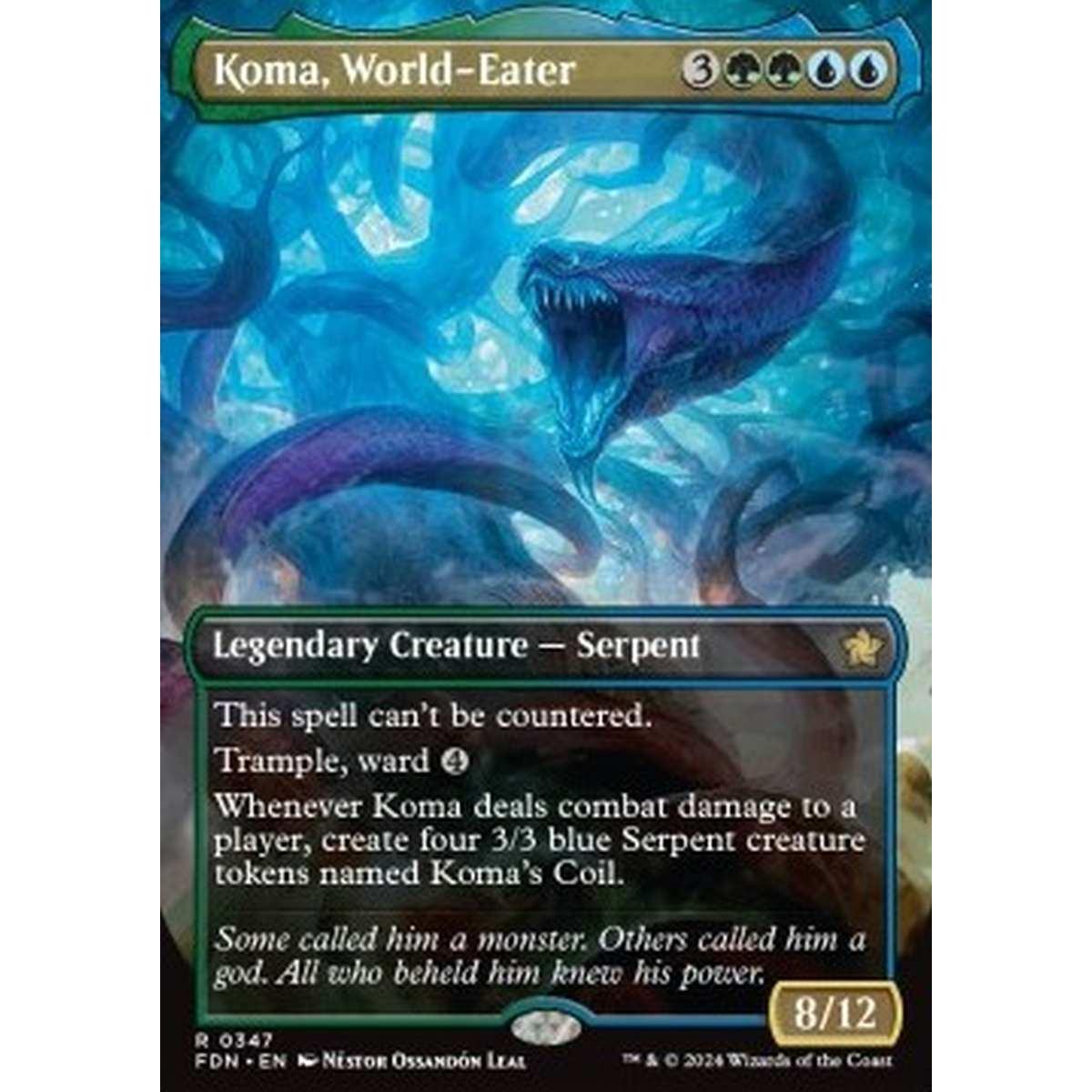 Koma, World-Eater (V.1) - Koma, World-Eater (V.1) - [XFDN] [NM] [Foil]