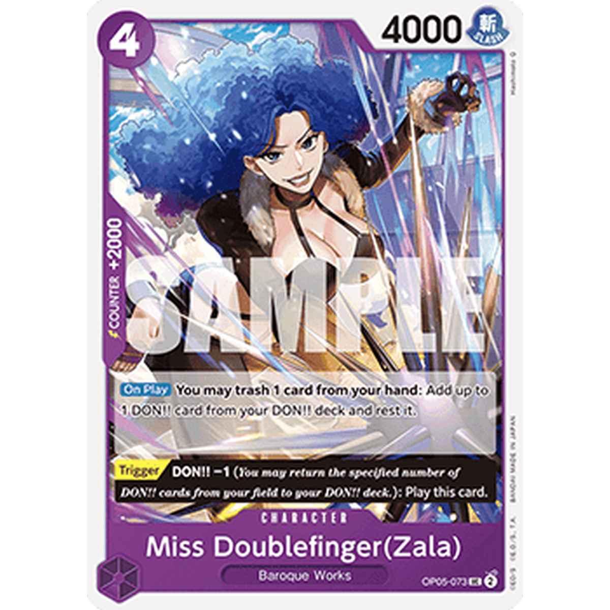 Miss Doublefinger(Zala) (OP05-073) (V.1) - Miss Doublefinger(Zala) (OP05-073) (V.1) - [PRB01] [NM]