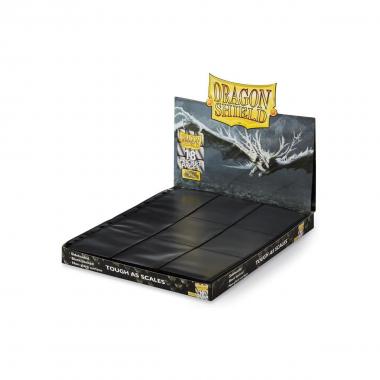 50 FOGLI Pagine Pocket Side Pocket Black - Entrata Laterale Nere NON GLARE
