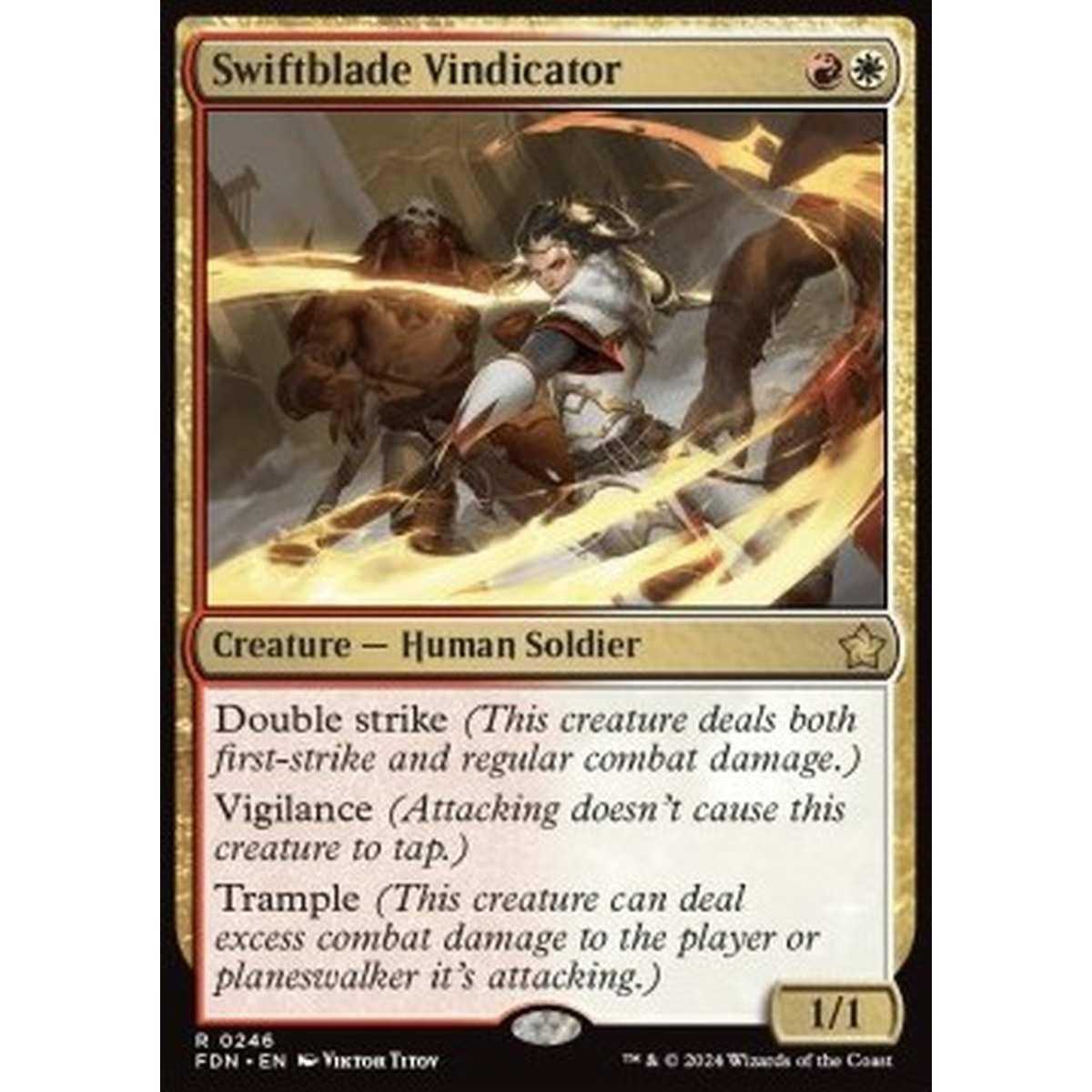 Swiftblade Vindicator - Swiftblade Vindicator - [FDN] [NM]