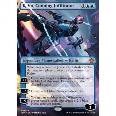 Kaito, Cunning Infiltrator (V.1) - Kaito, Cunning Infiltrator (V.1) - [XFDN] [NM] [Foil]