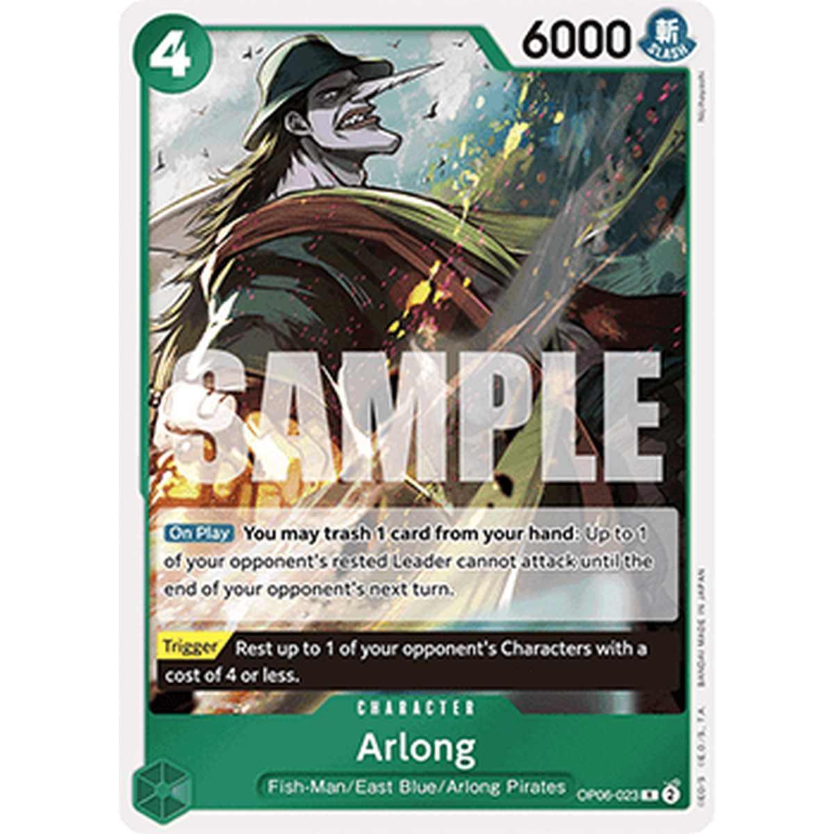 Arlong (OP06-023) (V.1) - Arlong (OP06-023) (V.1) - [PRB01] [NM]