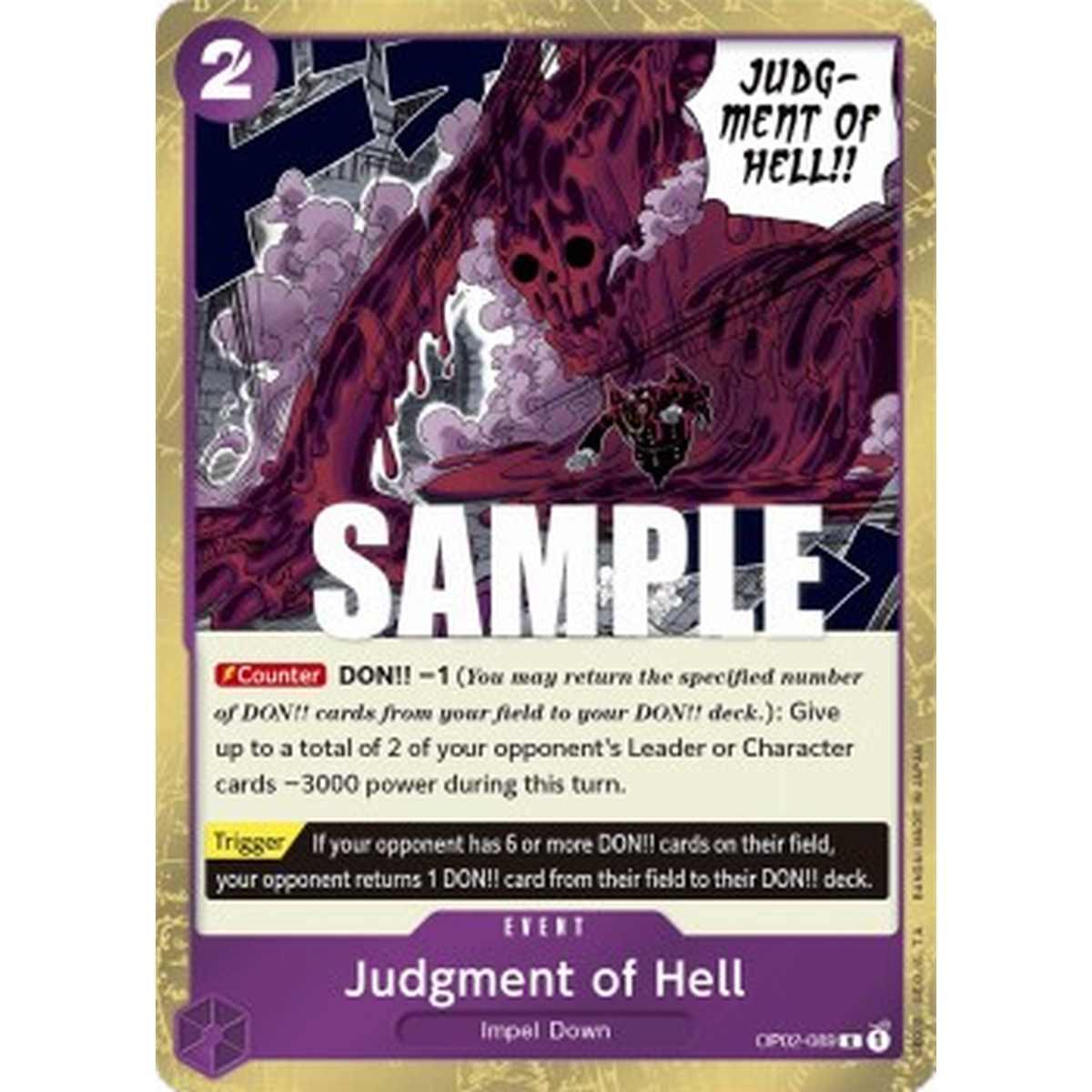 Judgment of Hell (OP02-089) - Judgment of Hell (OP02-089) - [OP02] [NM]
