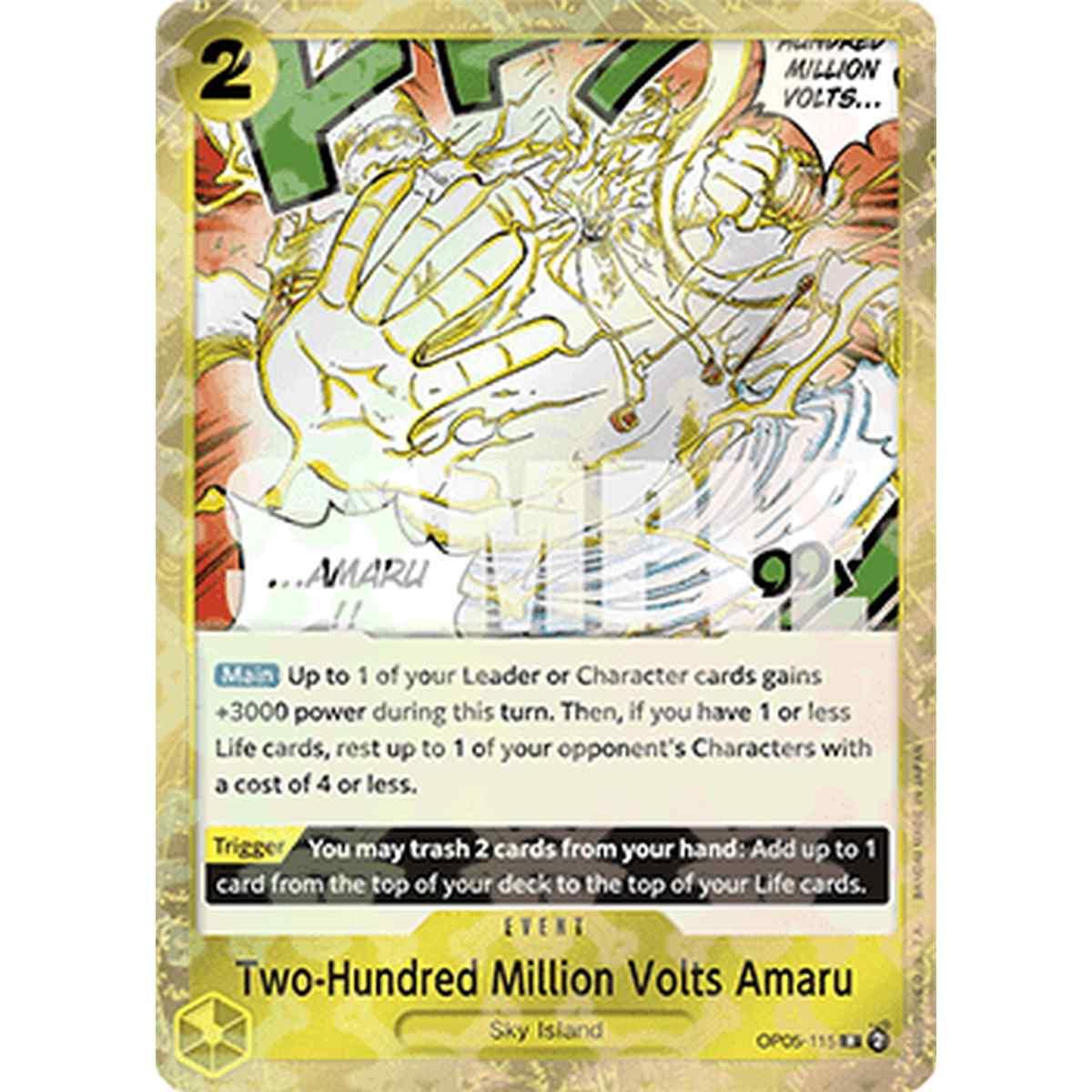 Two-Hundred Million Volts Amaru (OP05-115) (V.1) - Two-Hundred Million Volts Amaru (OP05-115) (V.1) - [PRB01] [NM]