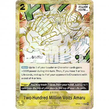 Two-Hundred Million Volts Amaru (OP05-115) (V.1) - Two-Hundred Million Volts Amaru (OP05-115) (V.1) - [PRB01] [NM]