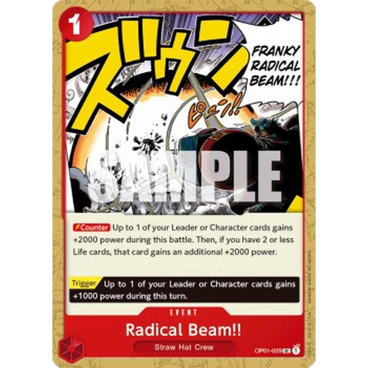 Radical Beam!! (OP01-029) - Radical Beam!! (OP01-029) - [OP01] [NM]