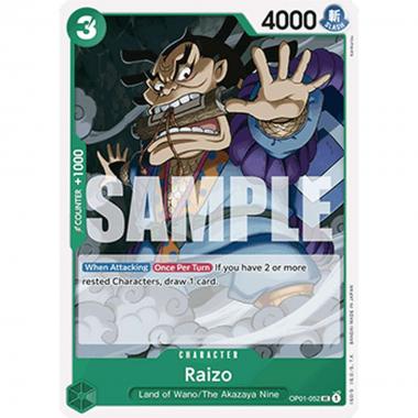 Raizo (OP01-052) (V.1) - Raizo (OP01-052) (V.1) - [PRB01] [NM]