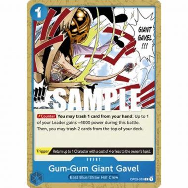 Gum-Gum Giant Gavel (OP03-055) - Gum-Gum Giant Gavel (OP03-055) - [OP03] [NM]