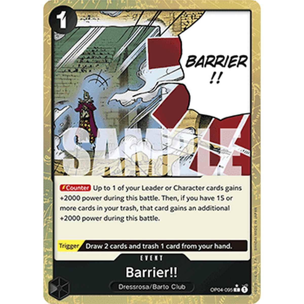 Barrier!! (OP04-095) (V.2) - Barrier!! (OP04-095) (V.2) - [PRB01] [NM]
