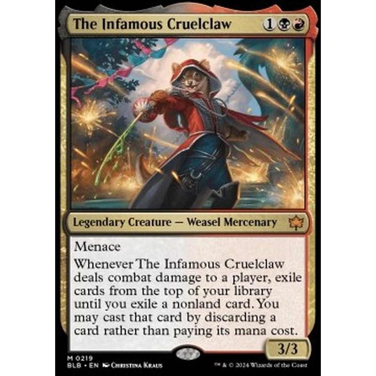 The Infamous Cruelclaw - Il Famigerato Artiglio Crudele - [BLB] [NM]