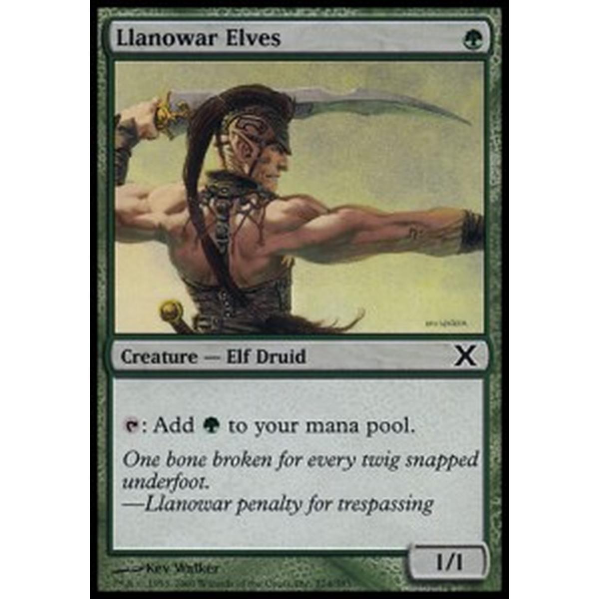 Llanowar Elves - Llanowar Elves - [10E] [EX]