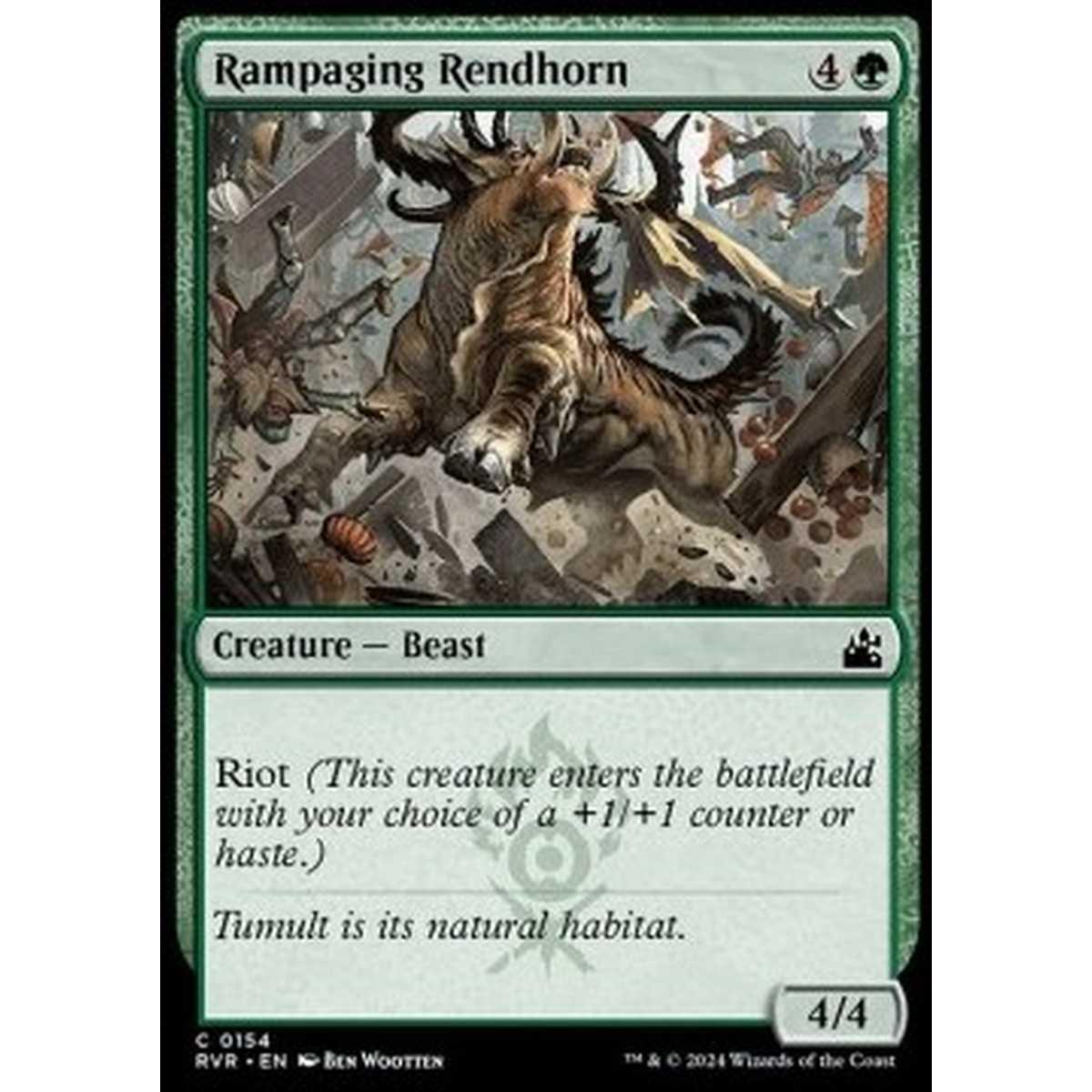 Rampaging Rendhorn - Rampaging Rendhorn - [RVR] [NM] [Foil]