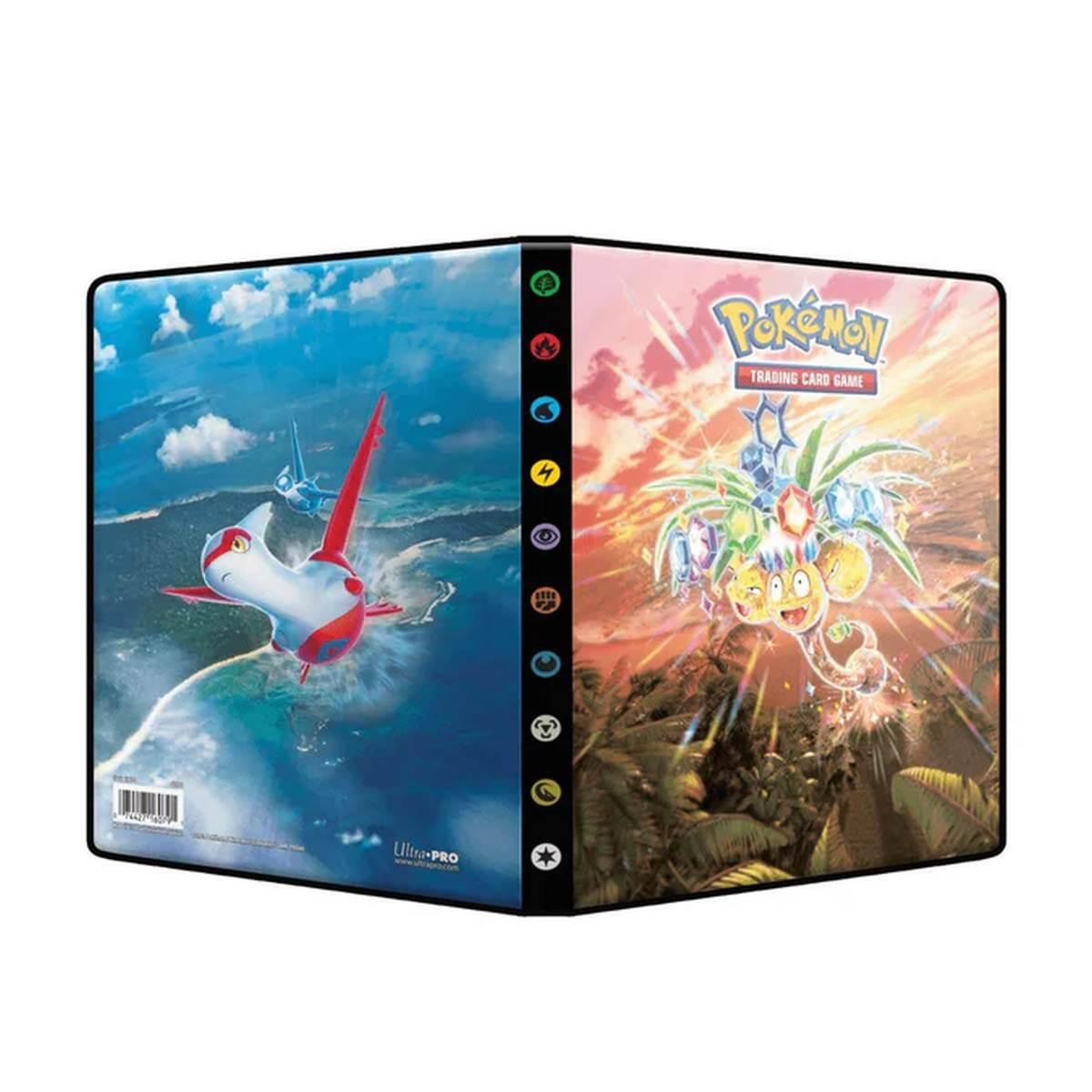 Raccoglitore Album Portfolio Pokemon 4 Tasche Scintille Folgoranti