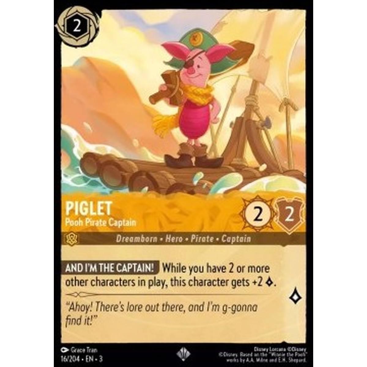 Piglet - Pooh Pirate Captain (V.1) - Piglet - Pooh Pirate Captain (V.1) - [3INK] [NM]