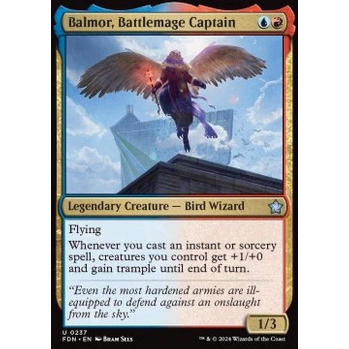 Balmor, Battlemage Captain - Balmor, Battlemage Captain - [FDN] [NM]