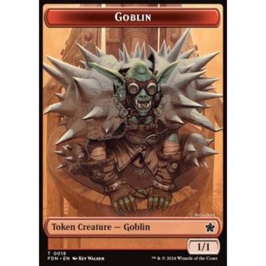 Goblin Token (R 1/1) / Zombie Token (B 2/2) - Goblin Token (R 1/1) / Zombie Token (B 2/2) - [TFDN] [NM]