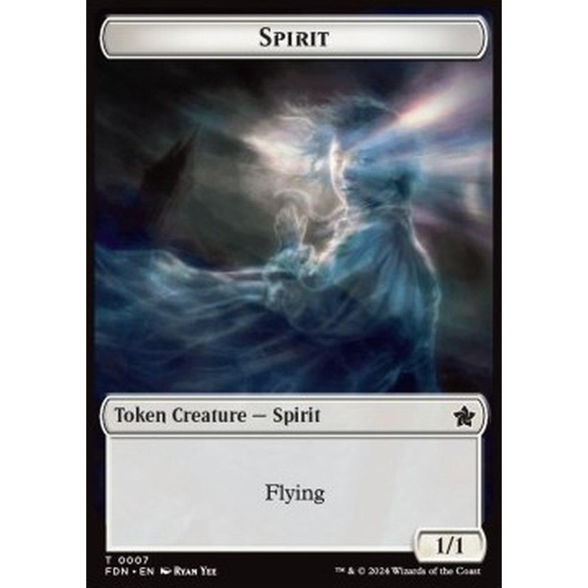Spirit Token (W 1/1) // Cat Token (W 1/1) - Spirit Token (W 1/1) // Cat Token (W 1/1) - [TFDN] [NM]
