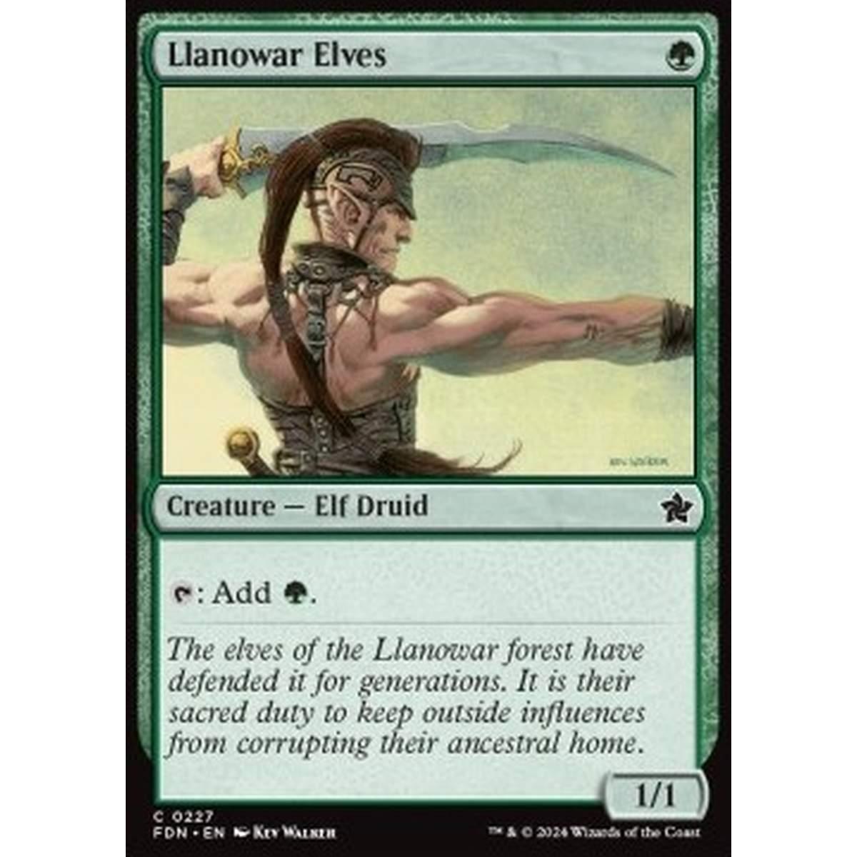 Llanowar Elves - Llanowar Elves - [FDN] [NM]