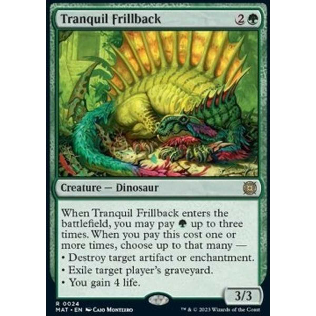 Tranquil Frillback - Tranquil Frillback - [MAT] [NM] [Foil]