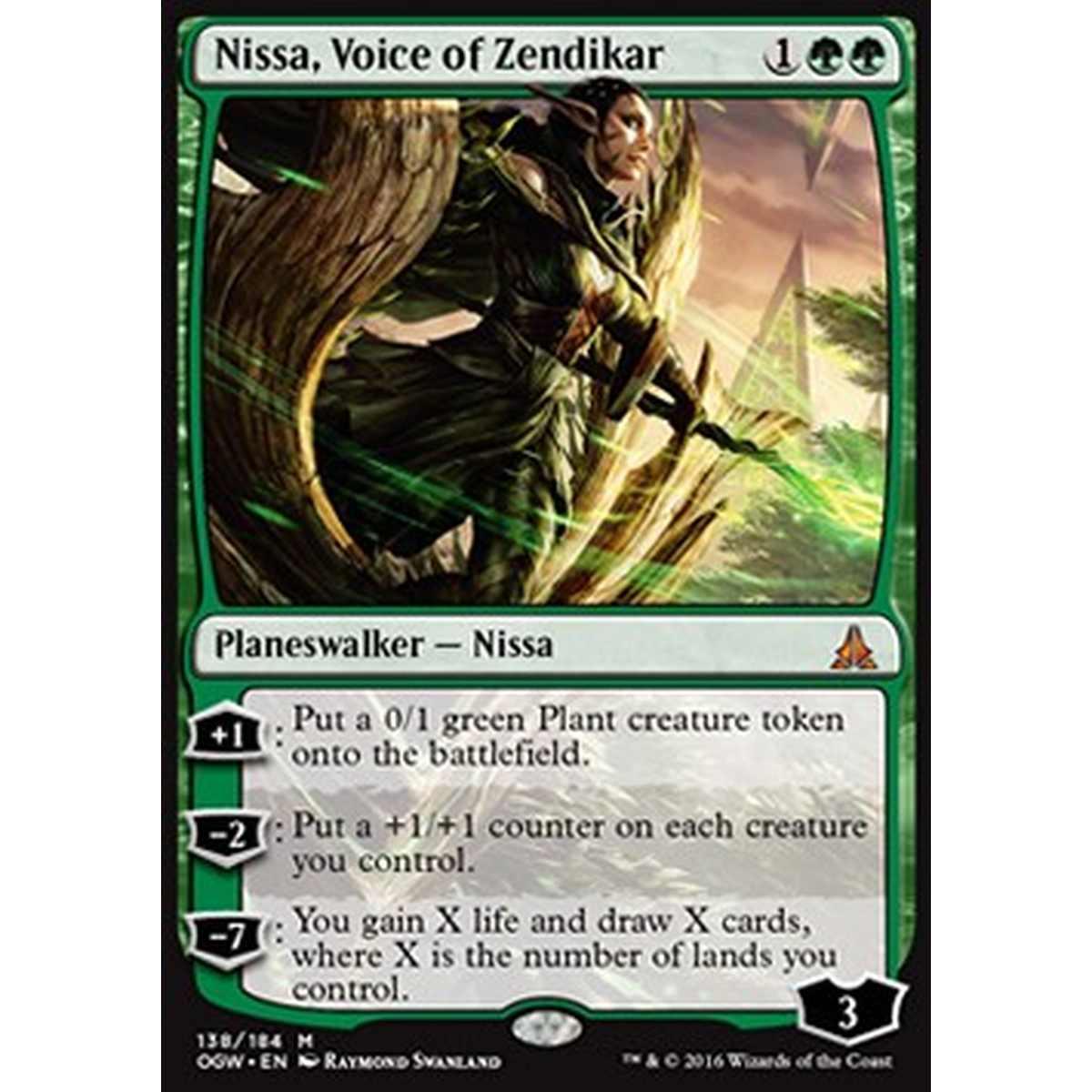 Nissa, Voice of Zendikar - Nissa, Voice of Zendikar - [OGW] [NM]