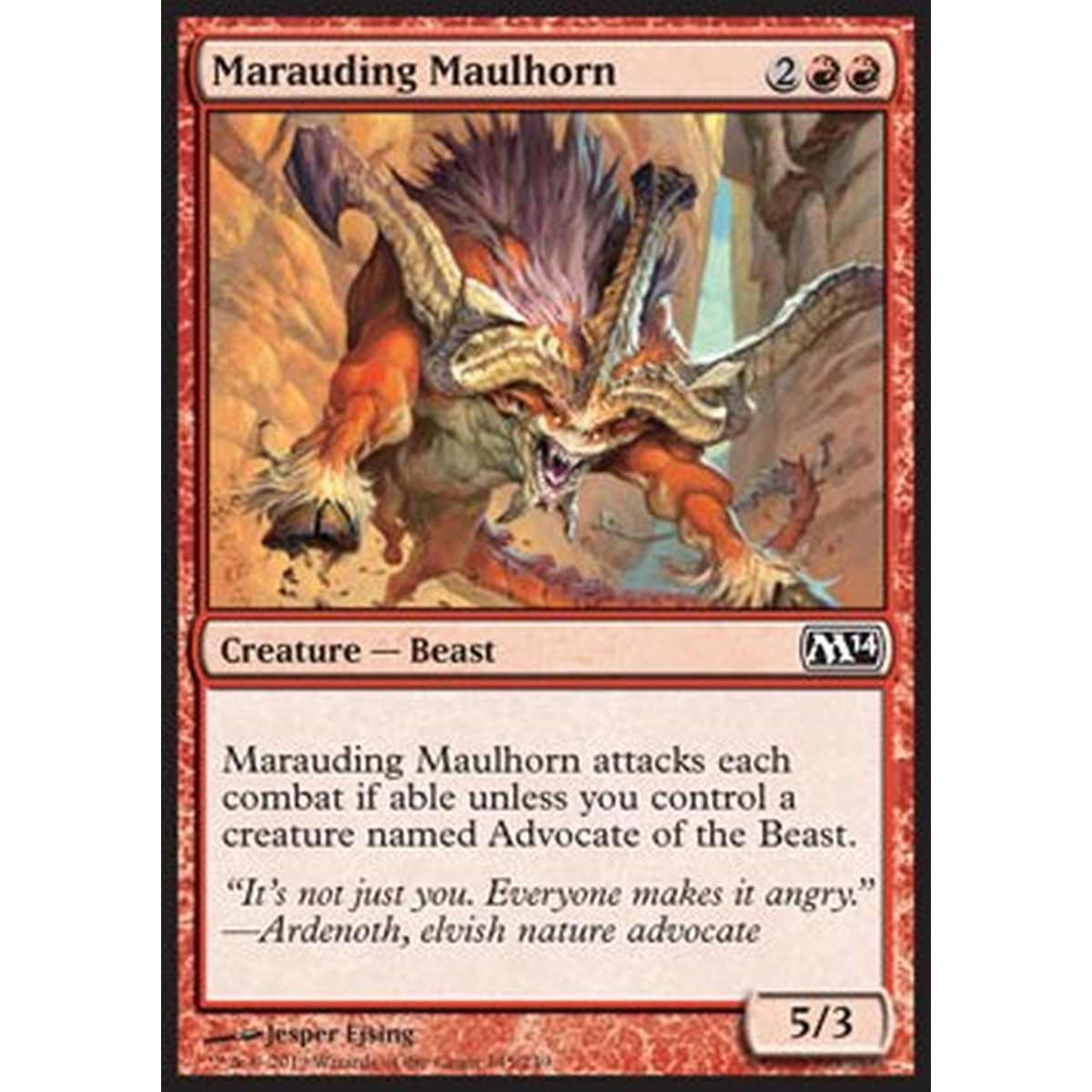 Marauding Maulhorn - Razziatore Straziacorno - [M14] [NM]