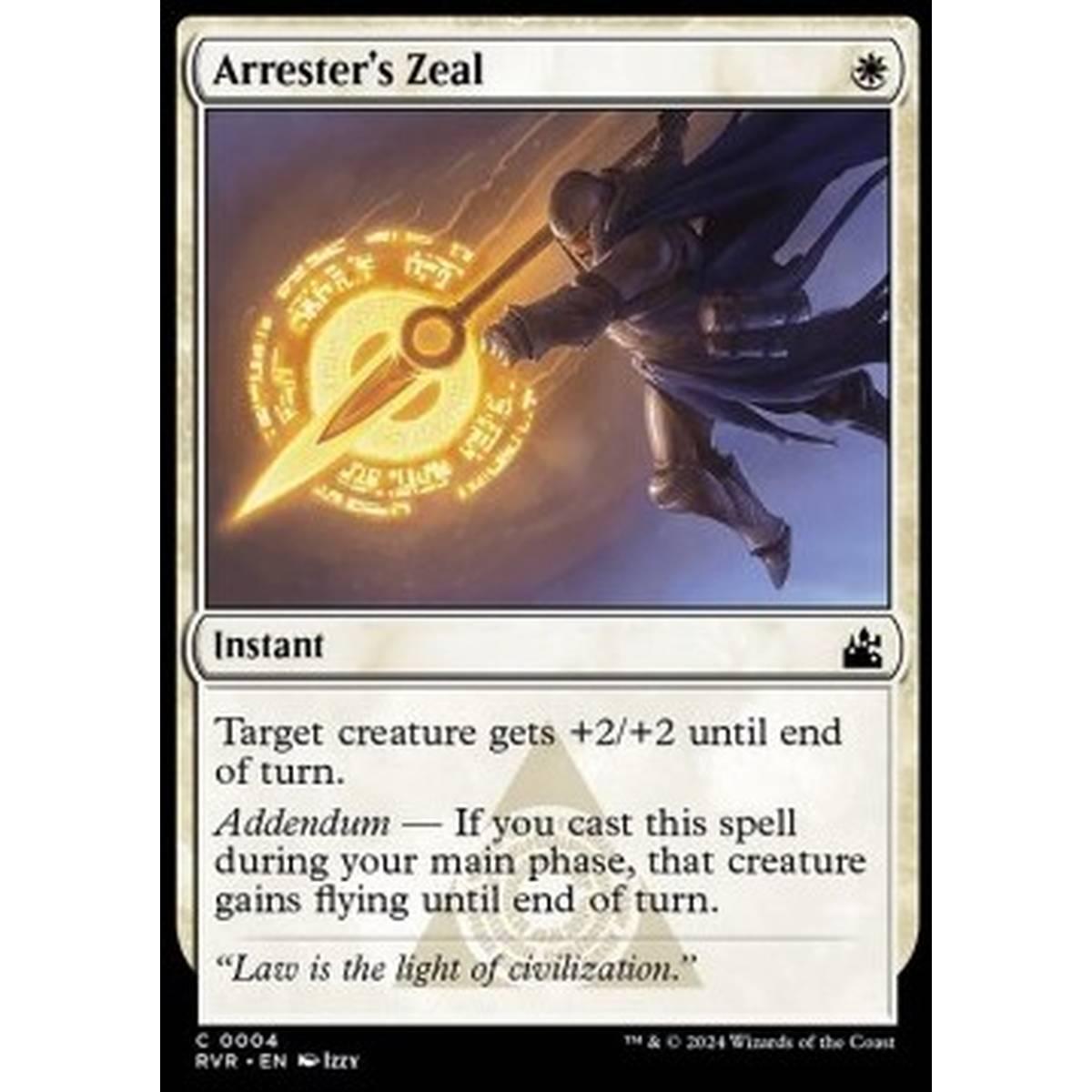 Arrester's Zeal - Arrester's Zeal - [RVR] [NM]