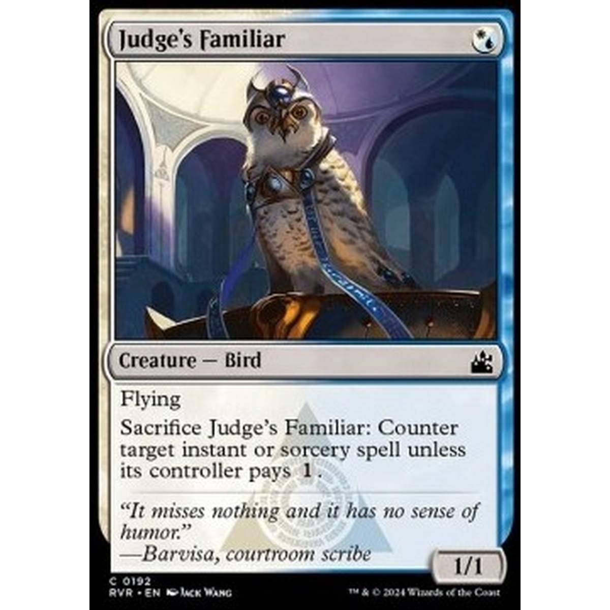 Judge's Familiar - Judge's Familiar - [RVR] [NM]