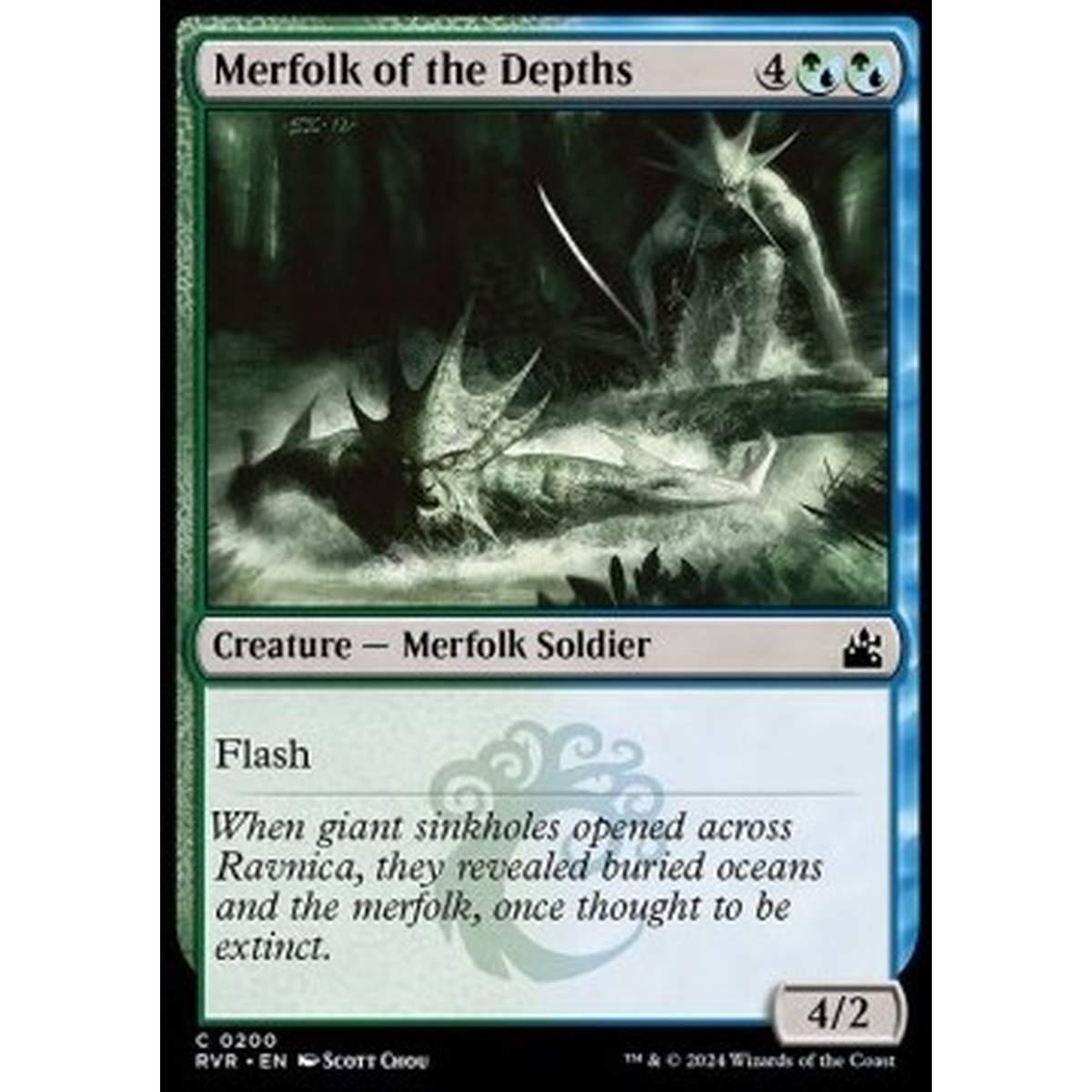 Merfolk of the Depths - Merfolk of the Depths - [RVR] [NM]
