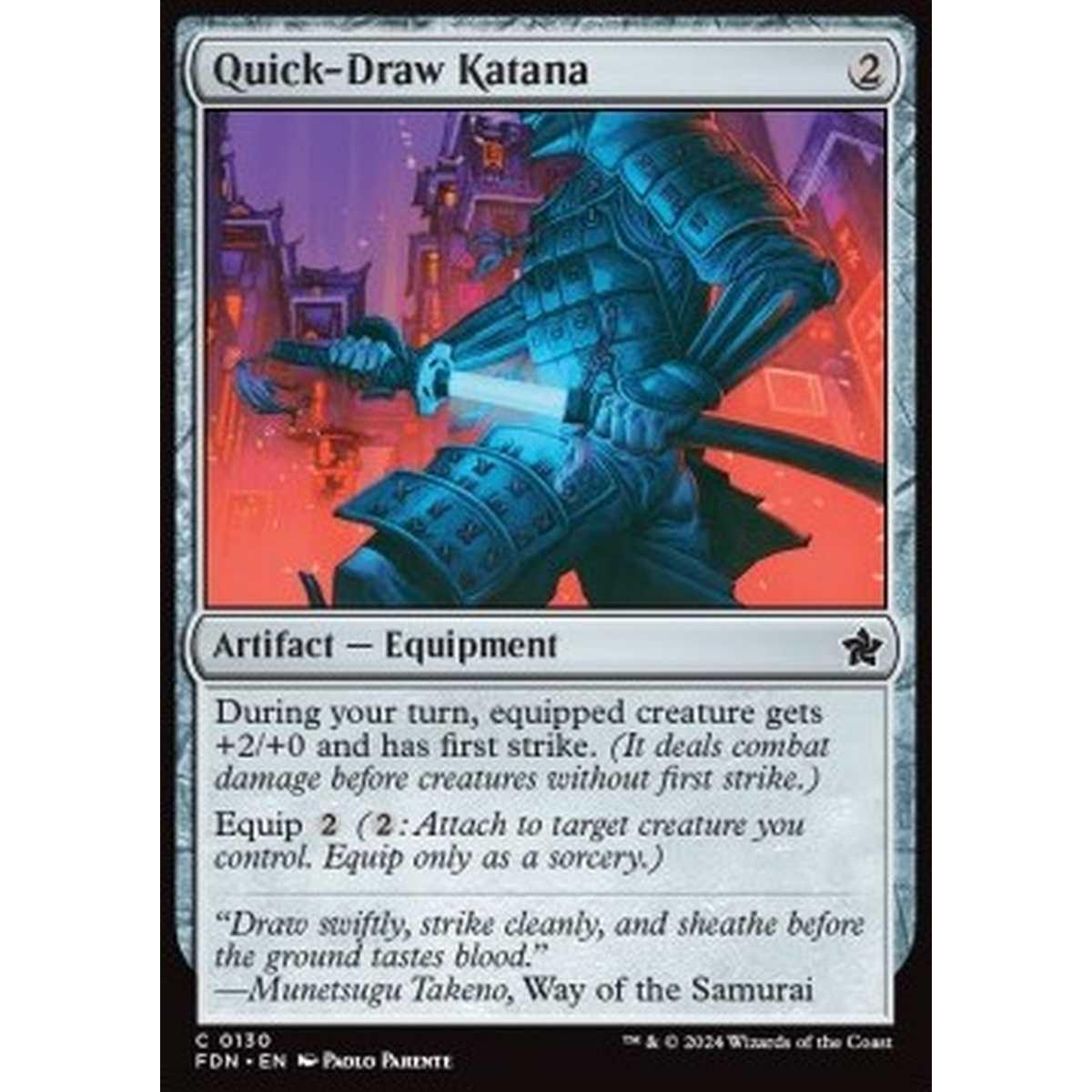 Quick-Draw Katana - Quick-Draw Katana - [FDN] [NM]