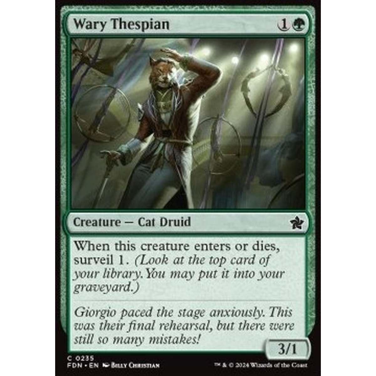 Wary Thespian - Wary Thespian - [FDN] [NM]