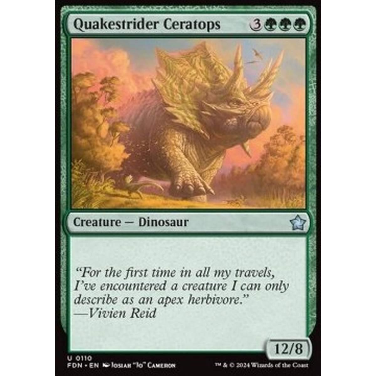Quakestrider Ceratops - Quakestrider Ceratops - [FDN] [NM]