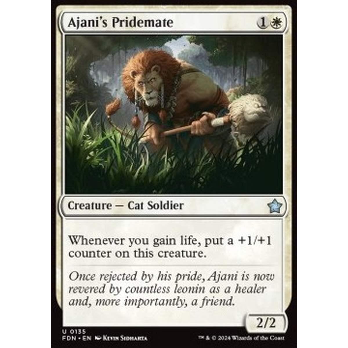 Ajani's Pridemate - Ajani's Pridemate - [FDN] [NM]