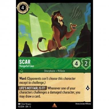 Scar - Vengeful Lion (V.1) - Scar - Vengeful Lion (V.1) - [5SSK] [NM]