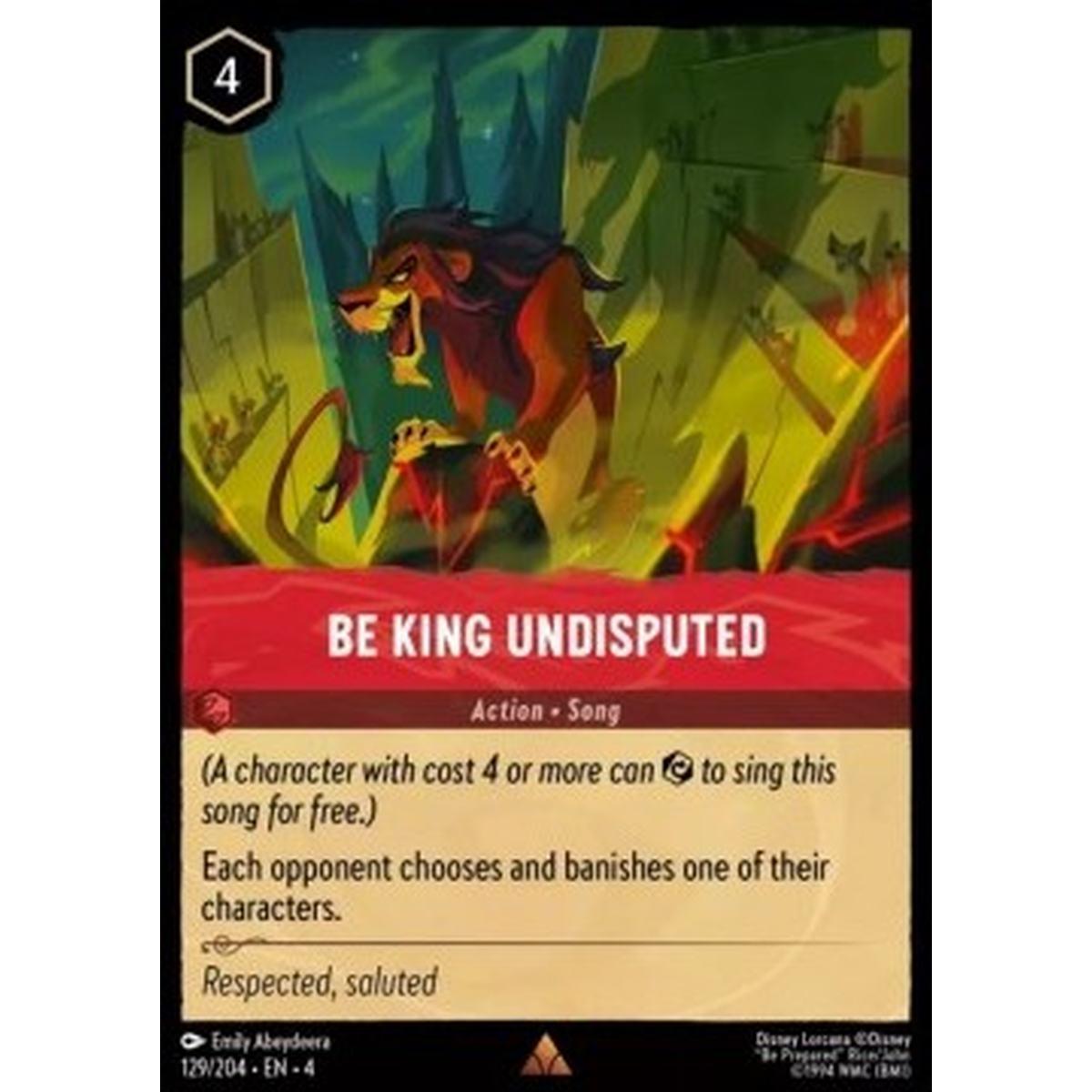 Be King Undisputed - Be King Undisputed - [4URS] [NM]