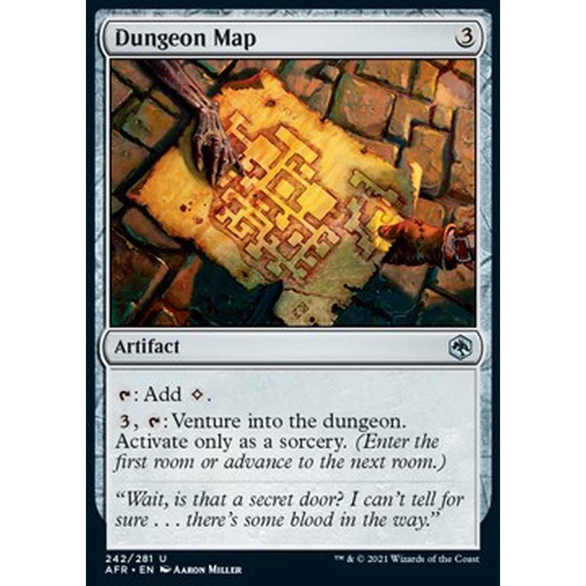 Dungeon Map - Mappa del Dungeon - [AFR] [NM] [Foil]