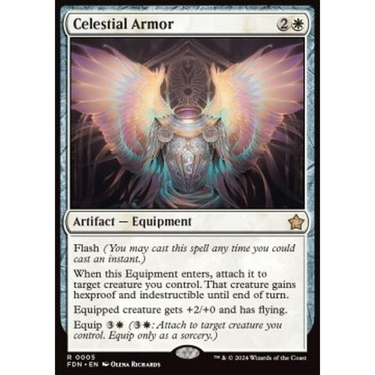Celestial Armor - Celestial Armor - [FDN] [NM] [Foil]