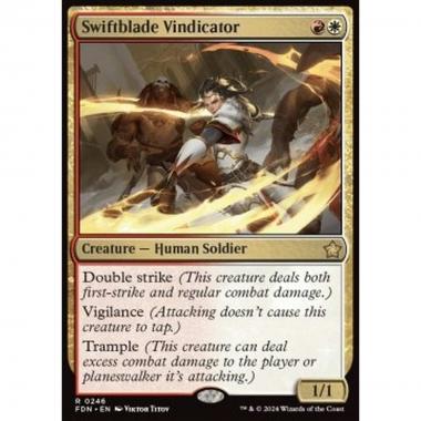 Swiftblade Vindicator - Swiftblade Vindicator - [FDN] [NM] [Foil]