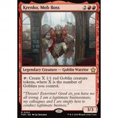 Krenko, Mob Boss - Krenko, Mob Boss - [FDN] [NM] [Foil]