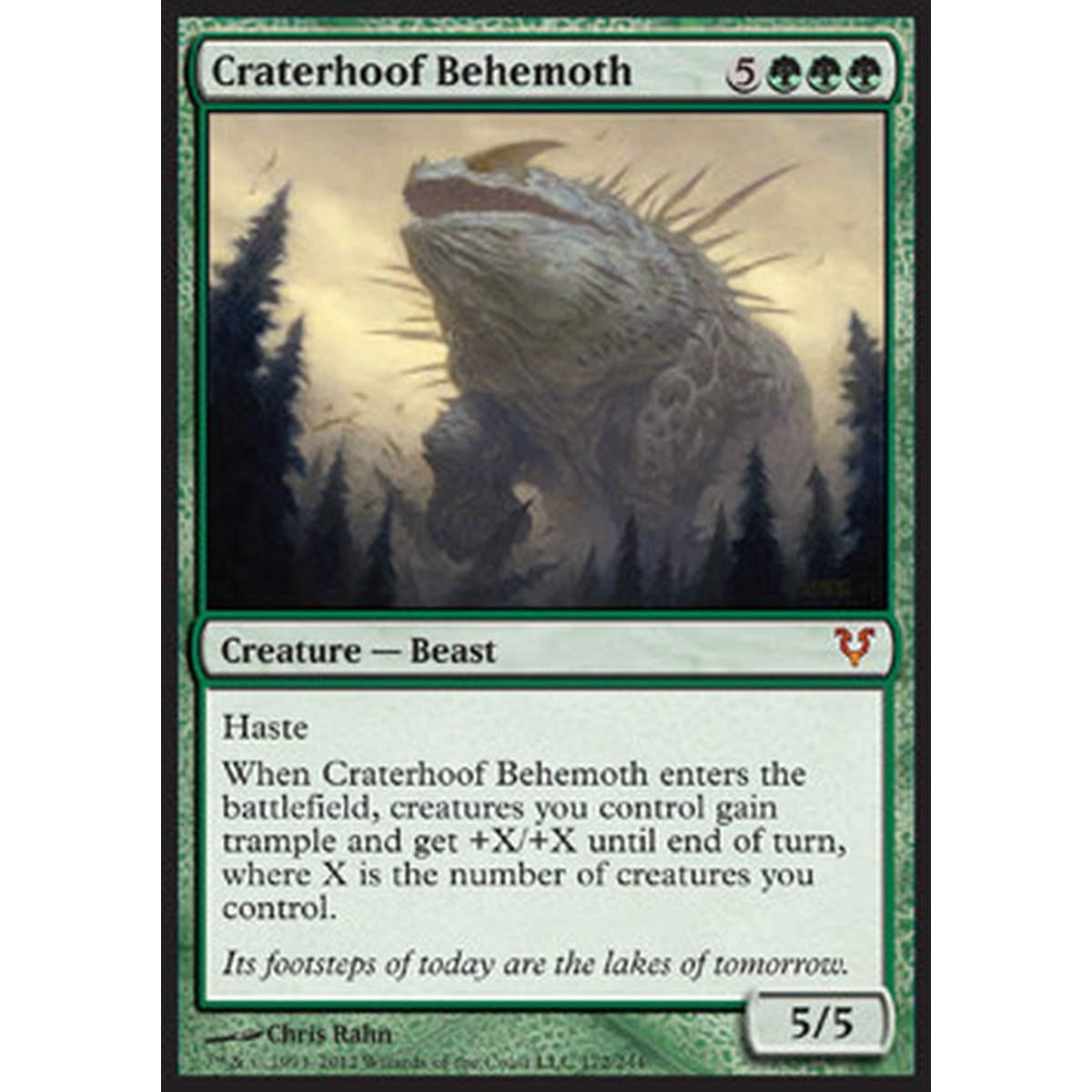Craterhoof Behemoth - Craterhoof Behemoth - [AVR] [EX]