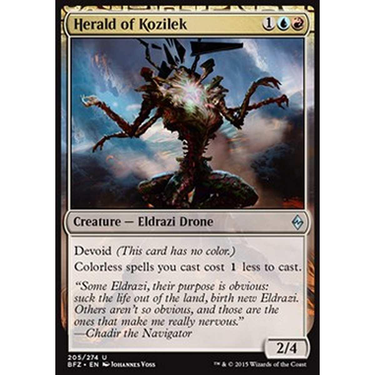 Herald of Kozilek - Herald of Kozilek - [BFZ] [NM]