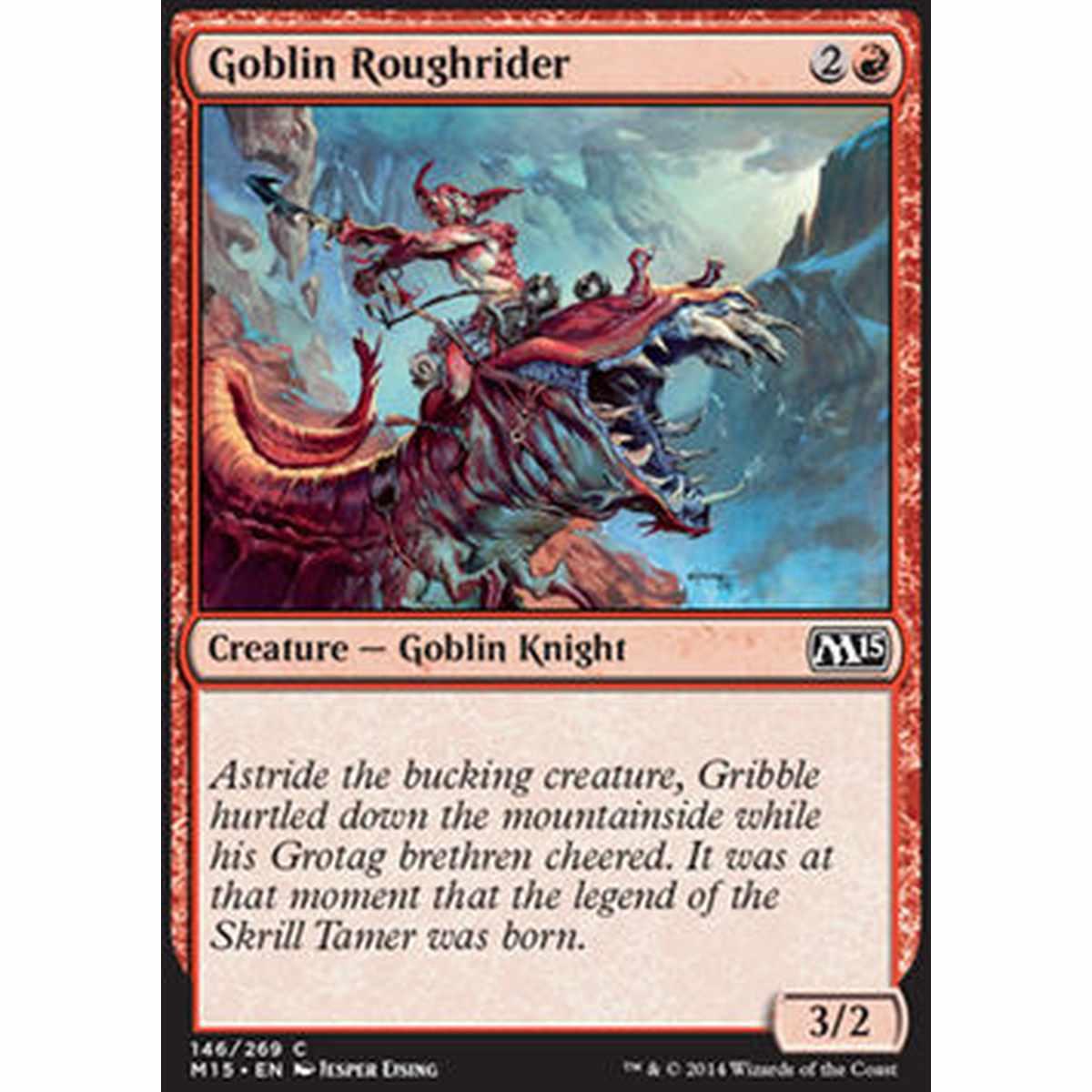 Goblin Roughrider - Goblin Domatore - [M15] [NM]