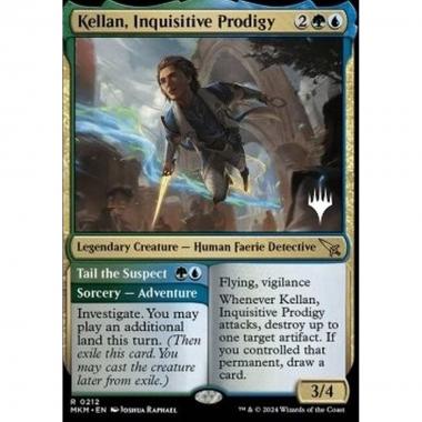 Kellan, Inquisitive Prodigy // Tail the Suspect (V.2) - Kellan, Inquisitive Prodigy // Seguire il Sospettato (V.2) - [PMKM] [NM] [Foil]