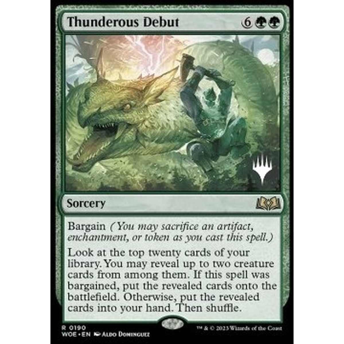 Thunderous Debut (V.2) - Thunderous Debut (V.2) - [PWOE] [NM] [Foil]