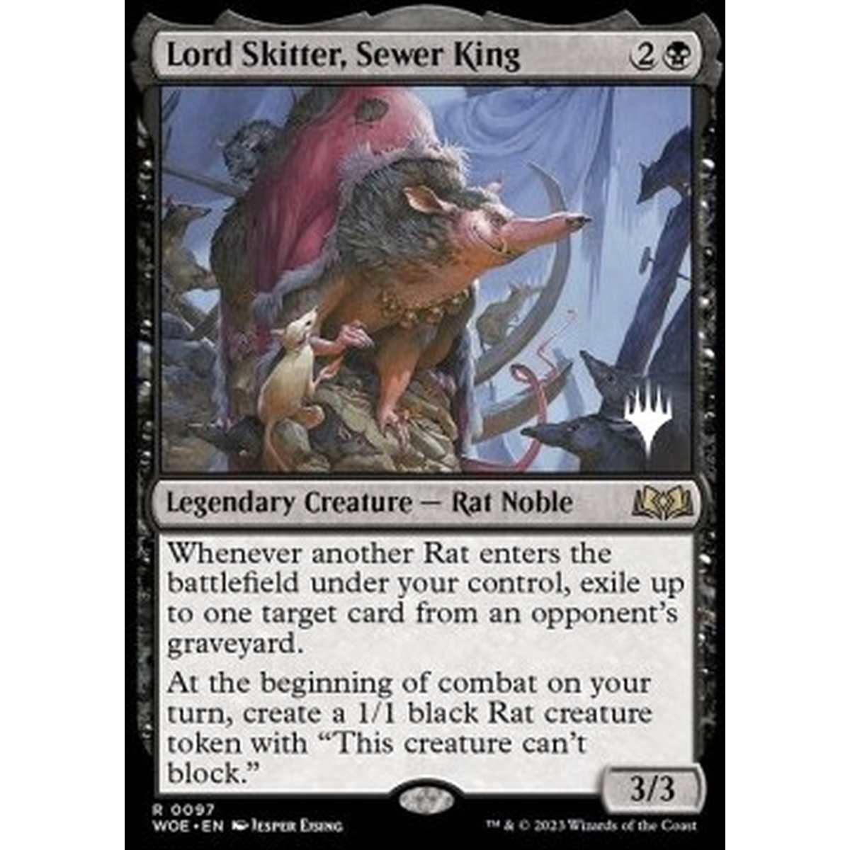 Lord Skitter, Sewer King (V.2) - Lord Skitter, Sewer King (V.2) - [PWOE] [NM] [Foil]