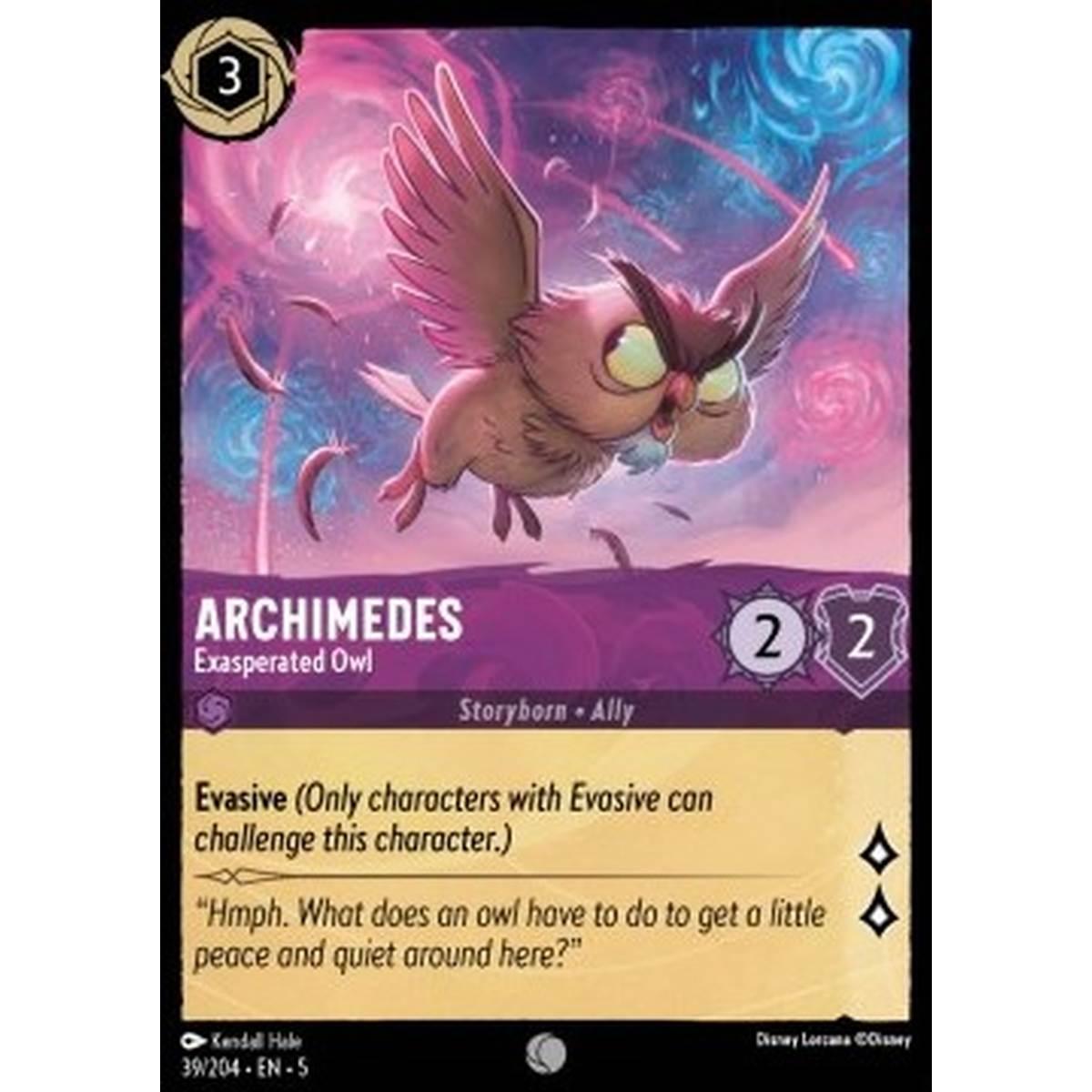 Archimedes - Exasperated Owl - Archimedes - Exasperated Owl - [5SSK] [NM] [Foil]