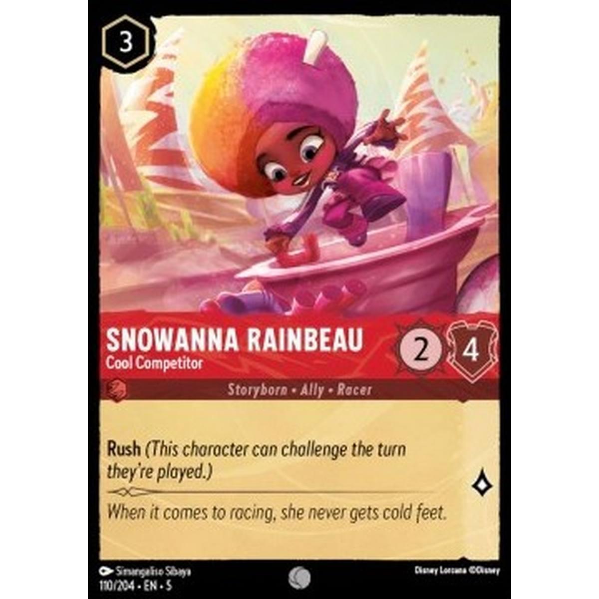 Snowanna Rainbeau - Cool Competitor - Snowanna Rainbeau - Cool Competitor - [5SSK] [NM] [Foil]