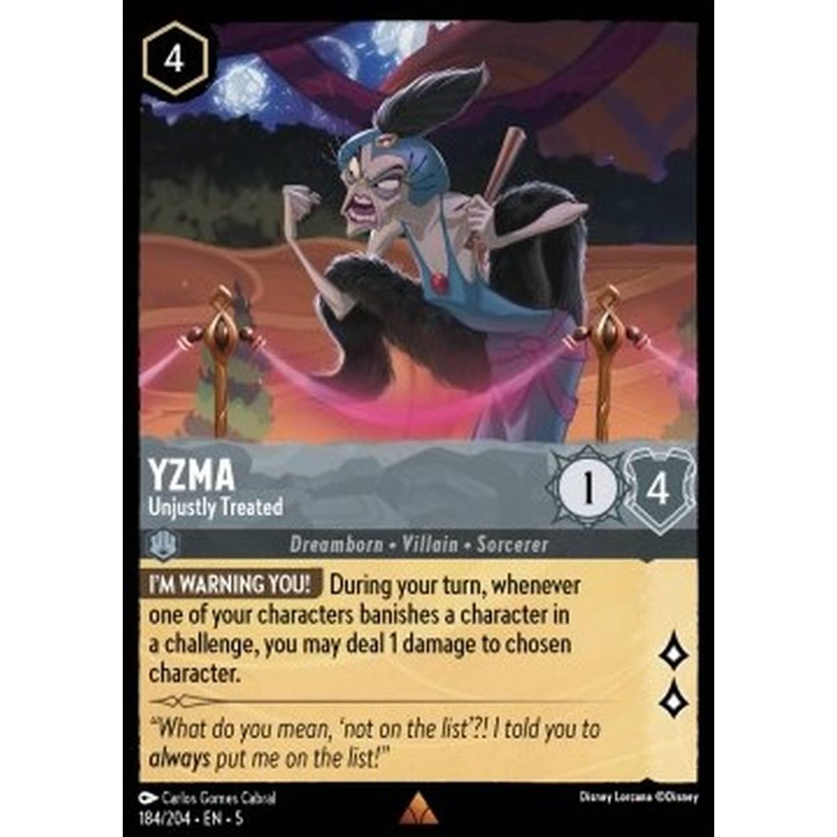 Yzma - Unjustly Treated - Yzma - Unjustly Treated - [5SSK] [NM] [Foil]